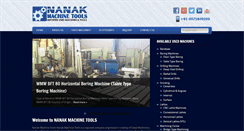 Desktop Screenshot of nanakmachinetools.com